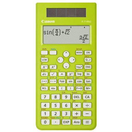 Canon F-719SG Calculator, Cool Green