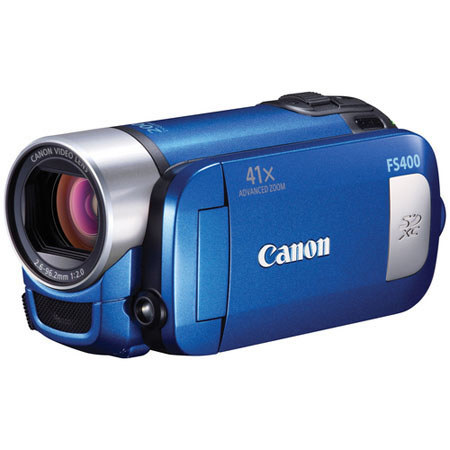 Canon FS400 Camcorder Kit, Blue