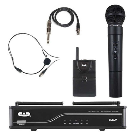 CAD Audio VHF Wireless J Frequency Band Combo System