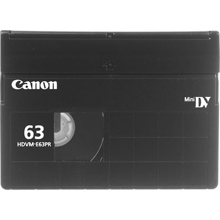 Canon HDVM-E63PR Professional Mini DV Tape for HV10, XH