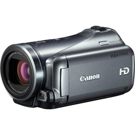 Canon VIXIA HF M400 Flash Memory Camcorder, 2.37 Megapixel, 3.0-inch Touch Panel Widescreen Color LCD