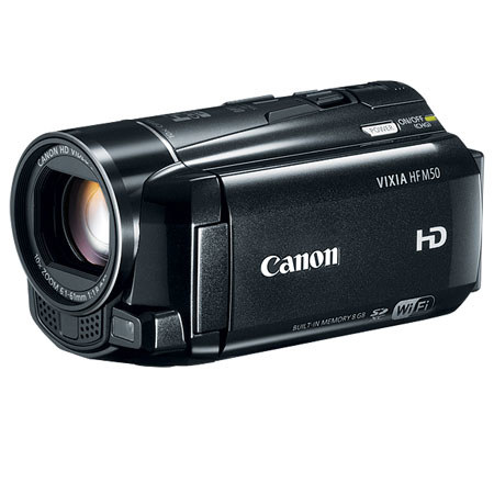 Canon VIXIA HF M50 High Definition 8GB Internal Flash Memory Camcorder