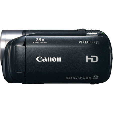 USED Canon VIXIA HF R21 32GB Flash Memory Camcorder, 3.28