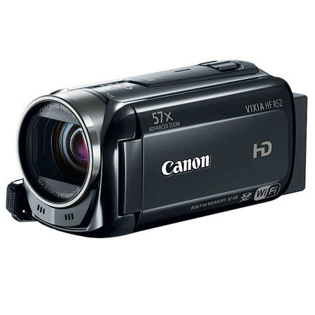 Canon VIXIA HF R52 1080p Full HD Camcorder With Advanced Accessory Bundle