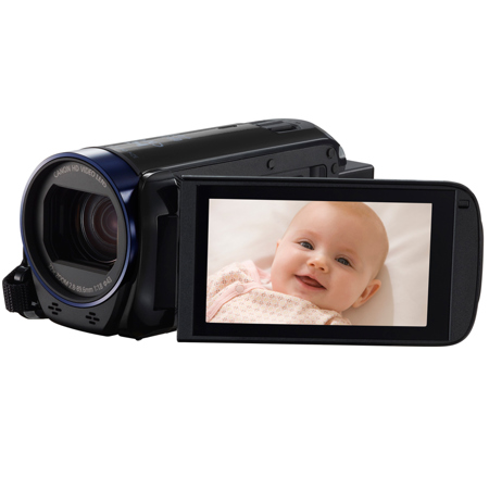 Canon VIXIA HF R600 Camcorder, 57x Optical Zoom, 3.28MP Full HD CMOS, 1080/60p AVCHD, Black