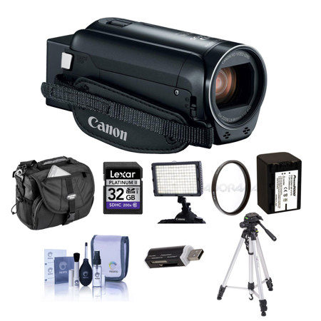 Canon VIXIA HF R800 3.28MP Full HD Camcorder Black With Premium Accessory Bundle