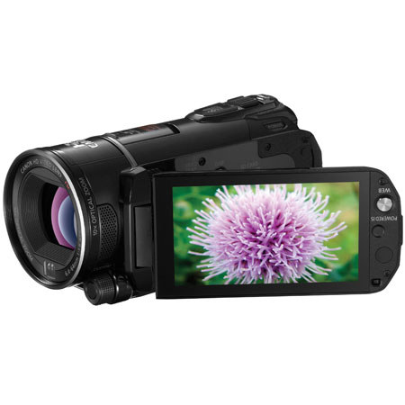 Canon Vixia HF S200 Flash Memory Camcorder, 3.5in LCD