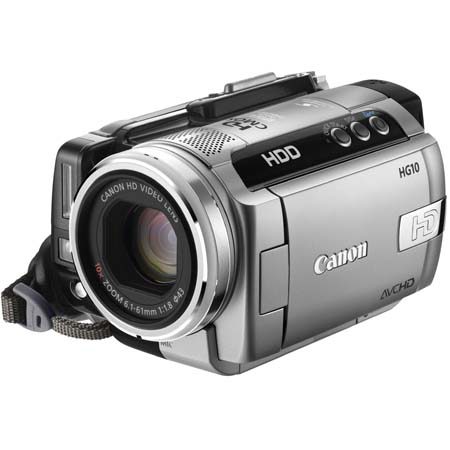 Canon HG-10 AVCHD HD High Definition HDD Camcorder - SKU#1579493