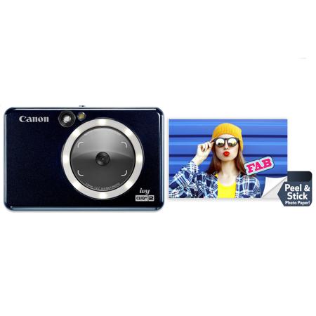Canon IVY CLIQ+2 Instant Camera Printer + App with ZINK Paper (20 Sheets)