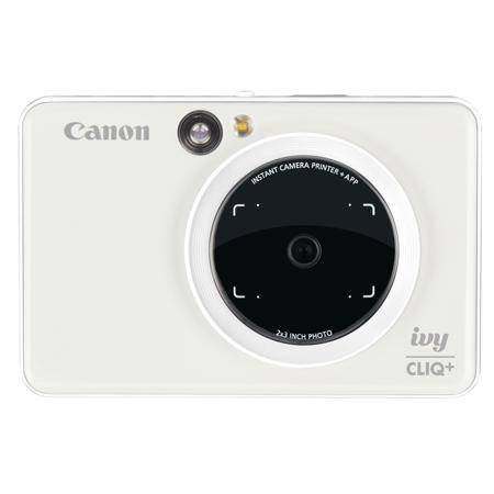 Canon Ivy Cliq+ Instant Camera Printer Pearl White With Premium ACC Bundle