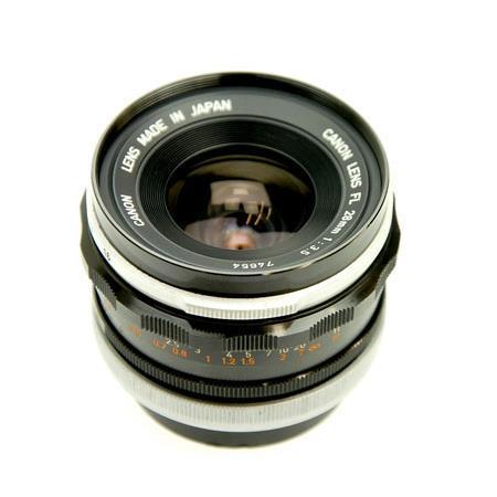 Canon FL 28mm F3.5 Breech Lens