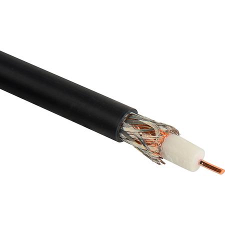 Canare L-5.5CUHD 100m 75 Ohms Digital Video Ultra Low Loss Coaxial Cable, Black