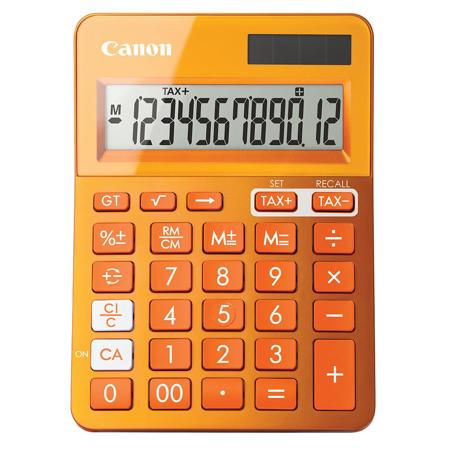 Canon LS-123K Basic Calculator - Metallic Orange