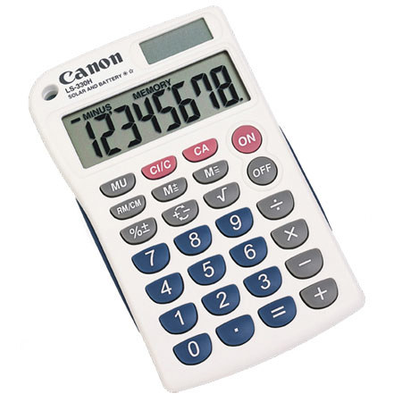 Canon LS-330H Handheld Display Calculator