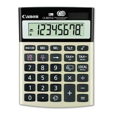Canon LS-80TCG Display Calculator, Green