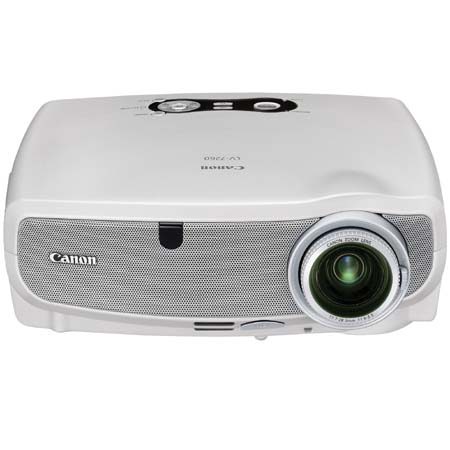 Canon LV-7260 Multimedia Projector with 1.6x Canon Wide Optical Zoom Lens, 2000 ANSI Lumens, Native XGA Resolution (1024 x 768)