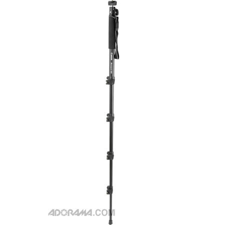 Canon Monopod 500, 5 Section Leg with Mini Ball Head, Height: 21.9" to 64.5" - Supports up to 8.5 lbs.