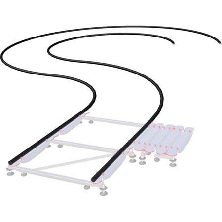 Cambo Uni-Track Rubber Tube for Uni-Track Dolly Systems, 49.2' #99132994
