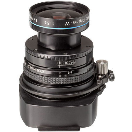 Cambo WTSA-870 Wide-Tilt/Swing Lenspanel with 70mm Rodenstock HR Digaron-W Lens