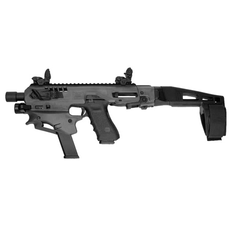 Command Arms MCK for Glock 17/19/19X/22/23/31/32/45 - Stabilizer, Tungsten Gray