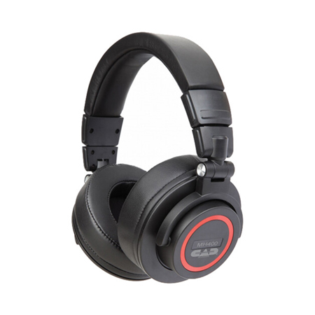 CAD Audio Sessions MH400 Closed-Back Over-Ear Studio Headphones with Cable,Black
