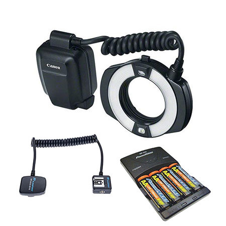 Canon MR-14EX II Macro Ring Lite Flash, Canon USA Warranty with Accessories