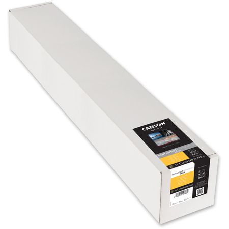 Canson Infinity Somerset Enhanced Satin Smooth Matte Inkjet Paper Roll, 330gsm 44"x40'