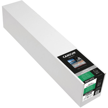 Canson Infinity ARCHES Aquarelle Rag Textured Matte Inkjet Paper Roll, 310gsm 17"x39'