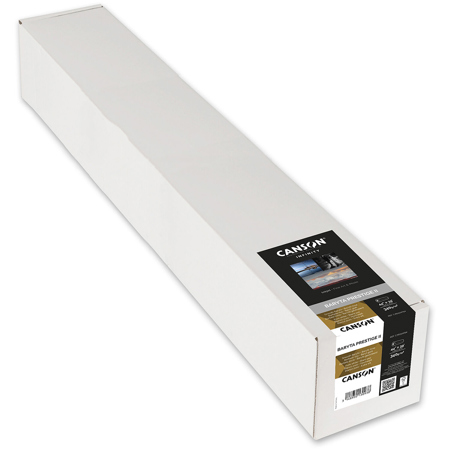 Canson Infinity Baryta Prestige II Smooth Gloss Inkjet Paper Roll, 340gsm 44"x39'