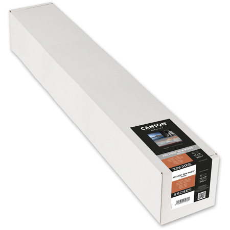 Canson Infinity ARCHES BFK Rives Soft Textured Matte Inkjet Paper Roll, 310gsm 44"x39' White