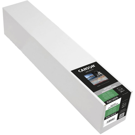 Canson Infinity ARCHES Aquarelle Rag Textured Matte Inkjet Paper Roll, 310gsm 44"x65'