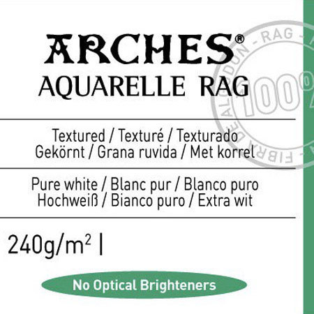 Canson Infinity Aquarelle Rag Textured Matte Fine Art Paper (11x17"), 25 Sheets