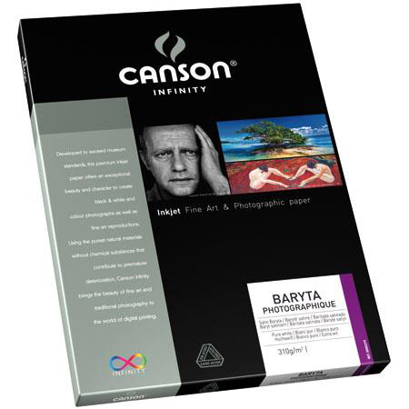Canson Infinity Baryta graphique Satin Photo Paper (17x22"), 25 Sheets