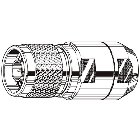 Canare 75 Ohm N Solder Plug for L-8CHD Cable