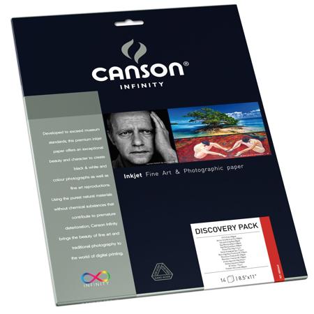Canson Infinity Discovery Pack Photo Paper Sample Pack (8.5x11"), 12 Sheets