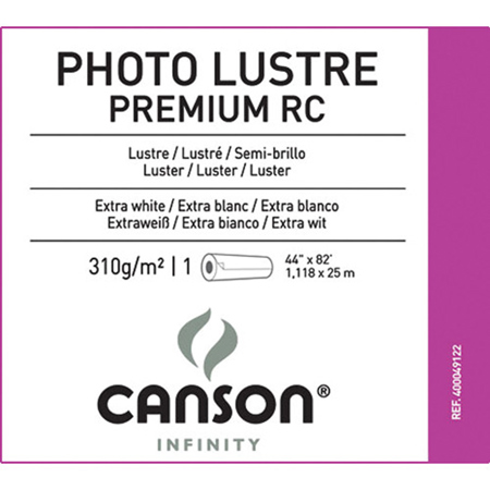 Canson Infinity Lustre Premium RC Luster Photo Paper(44"x82' Roll)