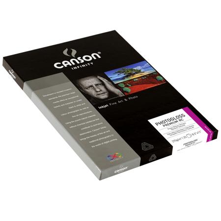 Canson Infinity Gloss Premium RC Glossy Photo Paper (8.5x11"), 25 Sheets