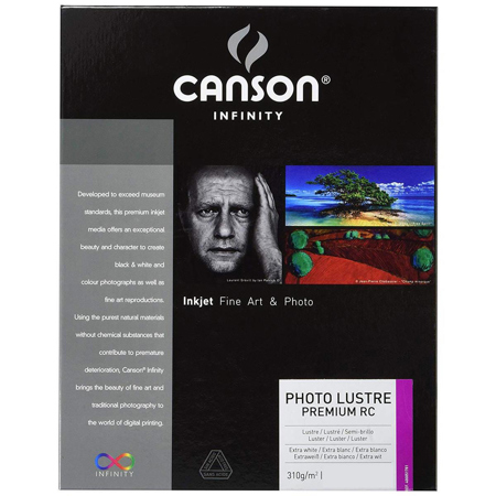 Canson Infinity Lustre Premium RC Luster Photo Paper (17x22"), 25 Sheets