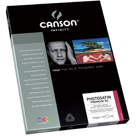 Canson Infinity Satin Premium RC Luster Photo Paper (11x17"), 25 Sheets