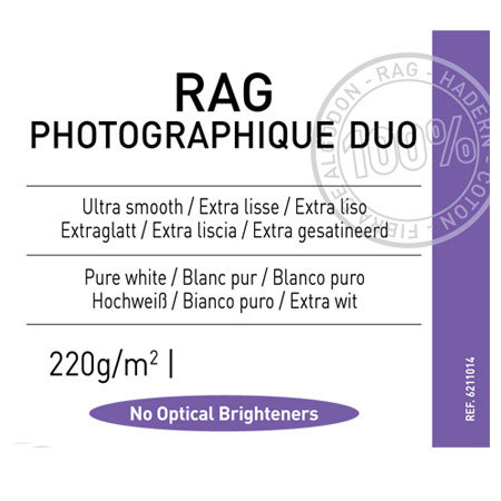 Canson Infinity Rag graphique Duo Photo Paper (11x17"), 25 Sheets Double-Sided