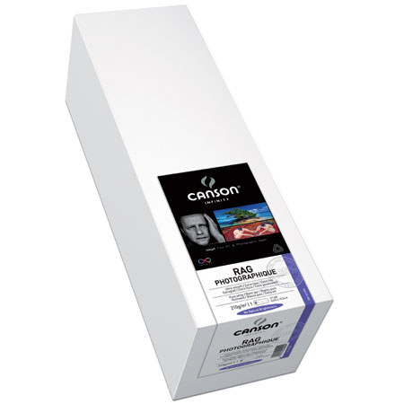 Canson Infinity Rag graphique Smooth Matte Cotton Photo Paper(44"x50' Roll)