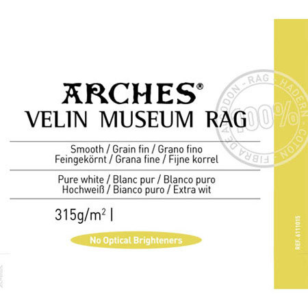Canson Infinity Arches Velin Museum, 315gsm, 17x22in, 25 Sheets