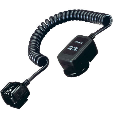 Canon EOS Dedicated TTL Off-Camera Shoe Cord 2, 2' Long.