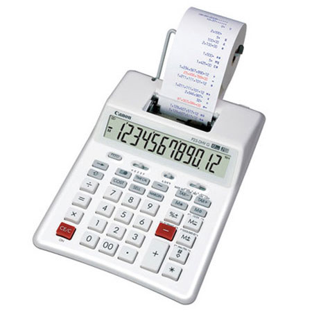 Canon P23-DHV G LCD Palm Printing Calculator