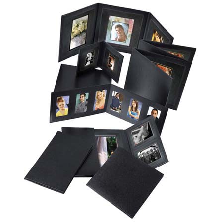 Capri Album Capri Mosaic Folio Large Book Series, Holds 2 - Photos up to 10" x 10", Black Cover