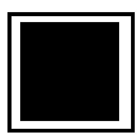 Capri Album Capri Mosaic Series 100 Large 11" x 11" Mat for 1 - 10" x 10" Print, Black with Black Foil Accent, 1 Mat.