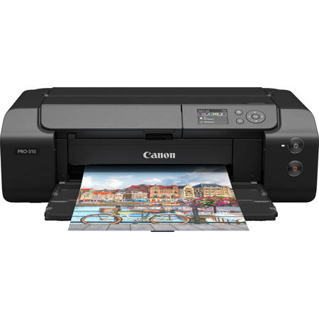 Canon imagePROGRAF PRO-310 13" Professional Wireless Inkjet Photo Printer, Bundle with Lucia PRO II PFI-5100 10-Color Pigment Ink Pack