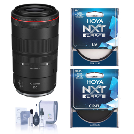 Canon RF 100mm f/2.8 L Macro IS USM Lens with 67mm Filter Kit