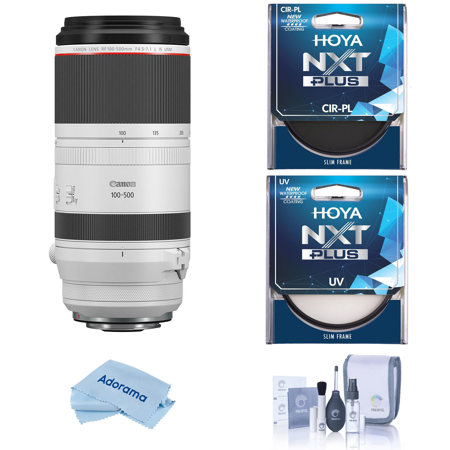 Canon RF 100-500mm f/4.5-7.1 L IS USM Lens Bundle with Filter Kit