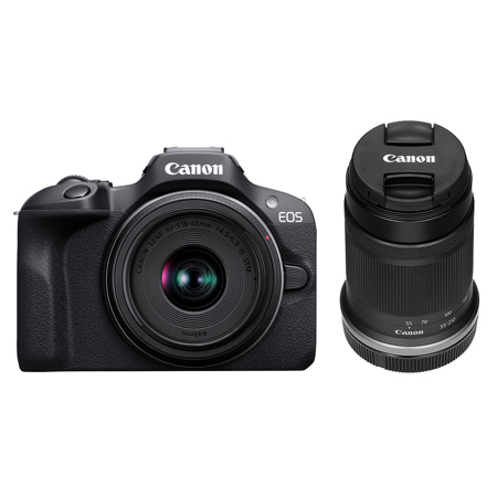 Canon EOS R100 - Digital camera - mirrorless - 24.1 MP - APS-C - 4K / 29.97  fps - body only - Wi-Fi, Bluetooth - black 